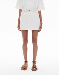 Witchery - Contrast Denim Skirt