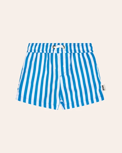 Huxbaby - Aqua Stripe Boardshorts - Babies-Teens