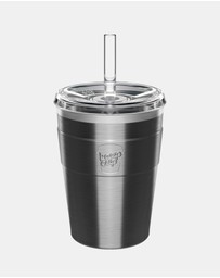 KeepCup - Thermal Cold Cup 12oz Reusable Coffee Cup with Straw Lid