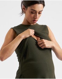 Ripe Maternity - Peter Rib Nursing Tank