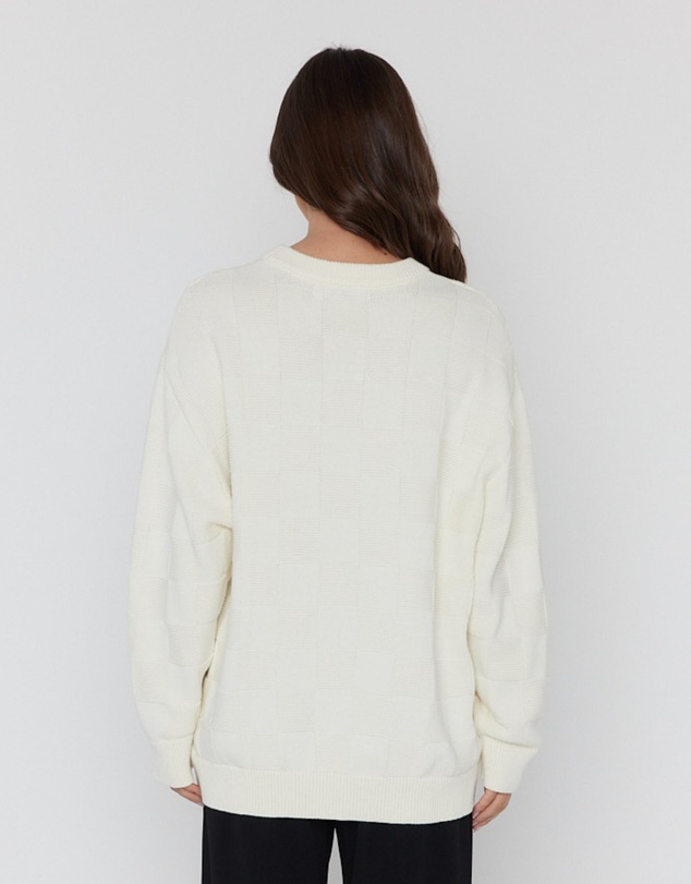 ALEXANDRA - Catier Knit Jumper Ivory
