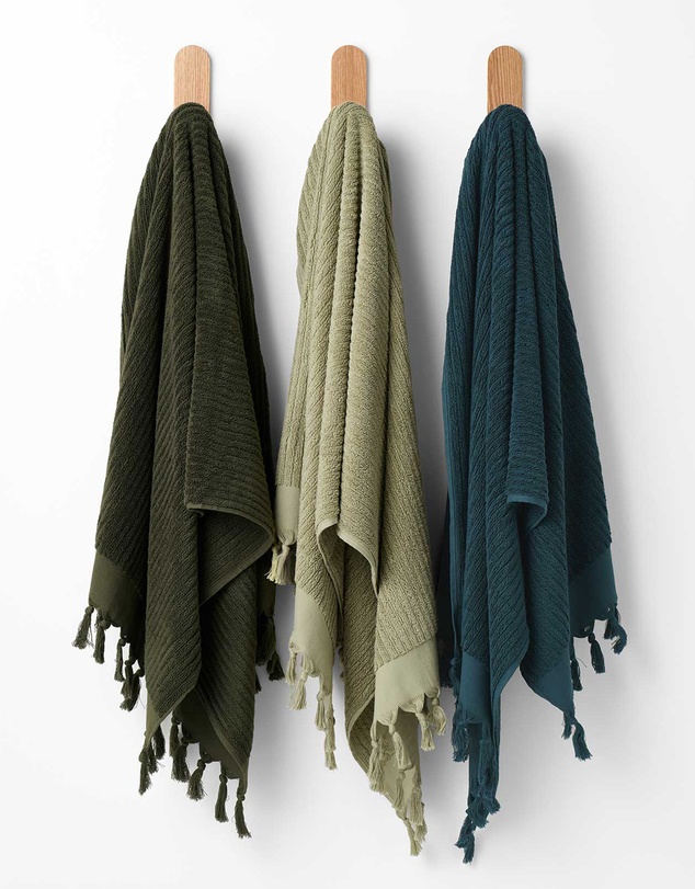 Aura Home - Paros Rib Bath Towel Set