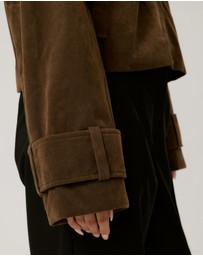 Calli - Heidi Faux Suede Jacket