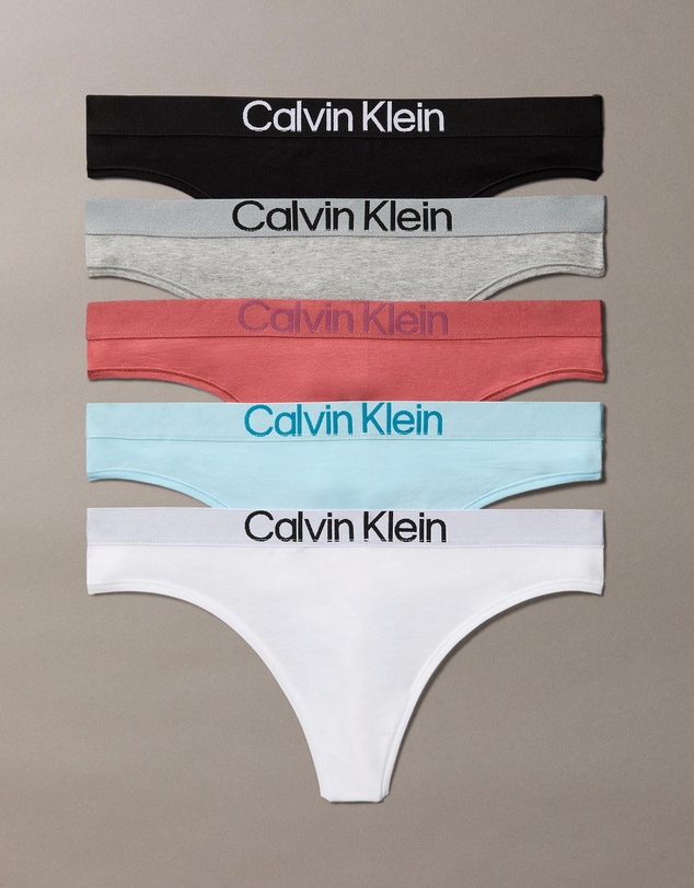 Calvin Klein - 5-Pack Cotton Stretch Thong