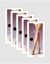 Levante - 5 Pair Pack Ritz Anklet