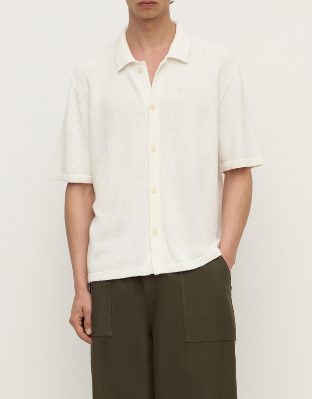 Assembly Label - Lance Boucle Knit Short Sleeve Shirt