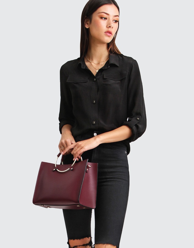Belle & Bloom - Eclipse Rolled Sleeve Blouse