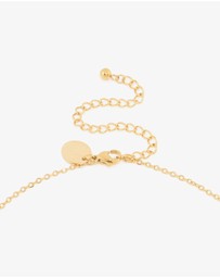 Lovisa - Waterproof Gold Plated Stainless Steel Large Bubble Letter E Necklace