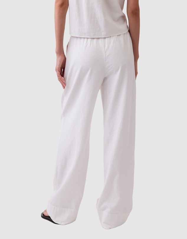 GAP - Linen Drawstring Wide Leg Pants