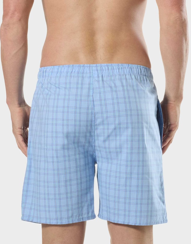 Mitch Dowd - Mitchdowd Mens Sunny Crocodile and Squares 2 Pack Sleep Shorts