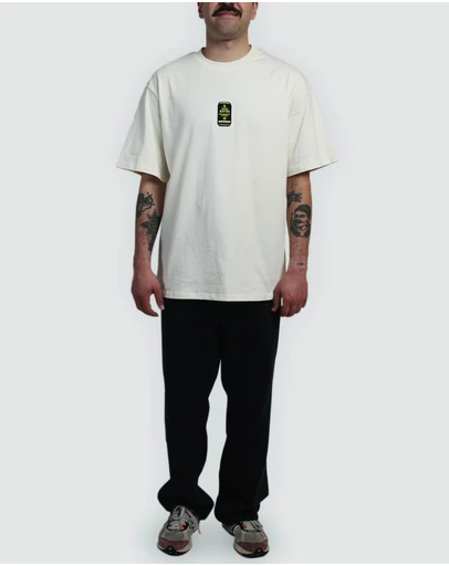 Hard Rated - Hard Rated Can Woven Tee Cream
