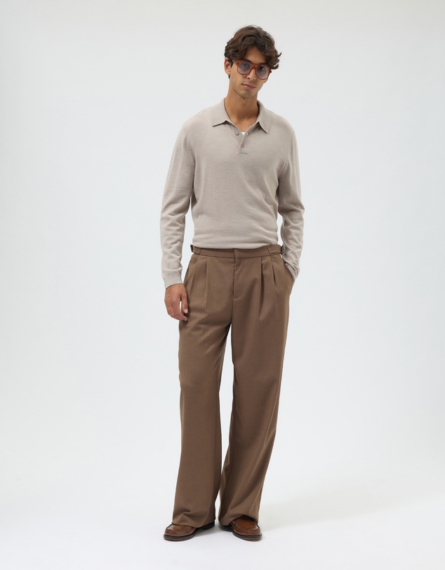 AERE - Merino Wool Knit Polo