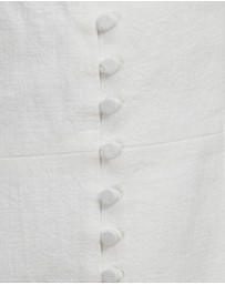 Asilio - Ruffle Long Sleeve Linen Dress