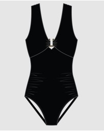 Magicsuit - Marquis Kristi Plunge One-Piece Shaping Swimsuit