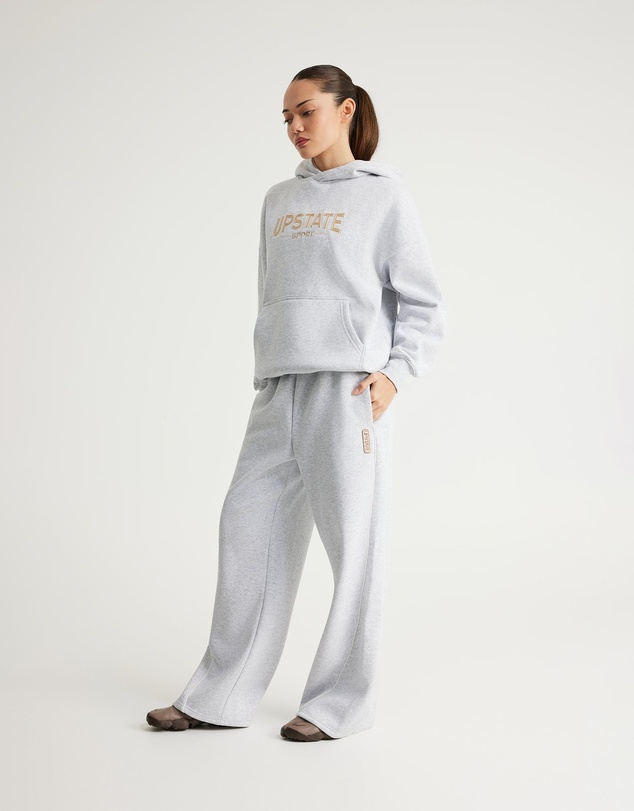 Upstate - Off-Duty Track Pant - Grey Marle
