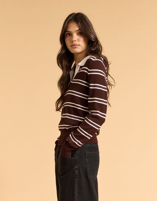 MVN - Striped Polo Knit