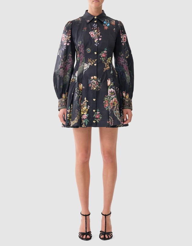 Camilla - Short Button Front Shirt Dress