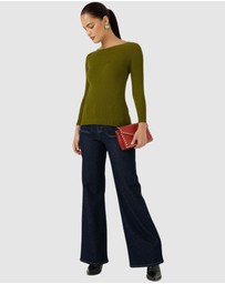 SACHA DRAKE - Claire Knit In Olive