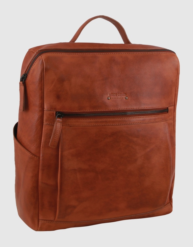 Pierre Cardin - Italian Leather Laptop Backpack