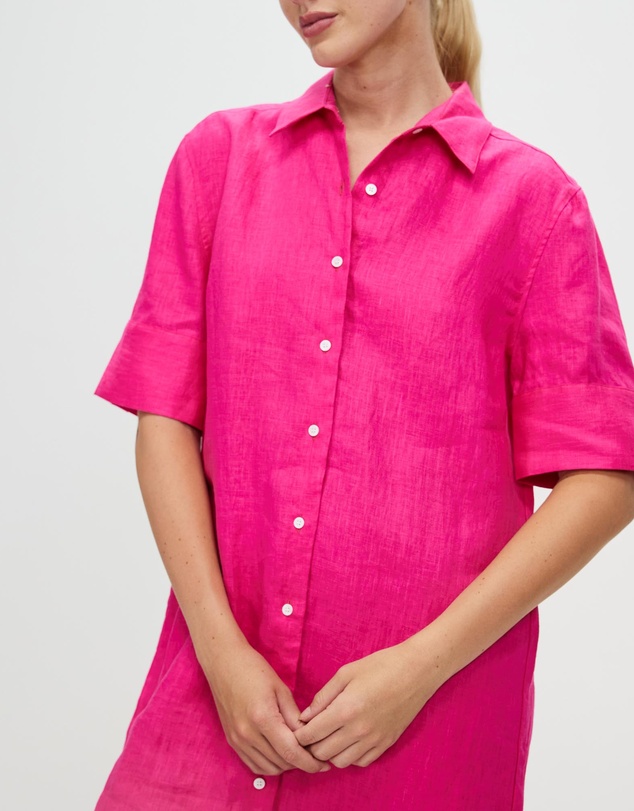 White By FTL - Hettie Shirt Dress