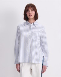 Sportscraft - Logo Stripe Pocket Shirt