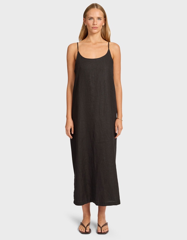 Academy Brand - Essential Linen Slip Dress