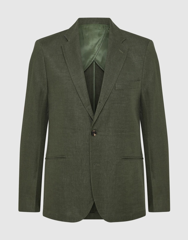 Oxford - 3 Button Linen Milton Blazer