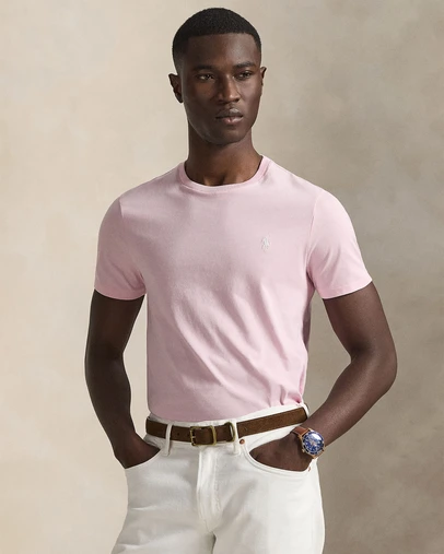 Polo Ralph Lauren - Custom Slim Fit Jersey Crewneck T-Shirt