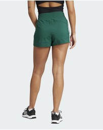 adidas Performance - Pacer Training 3-Stripes Woven High-Rise Shorts Womens