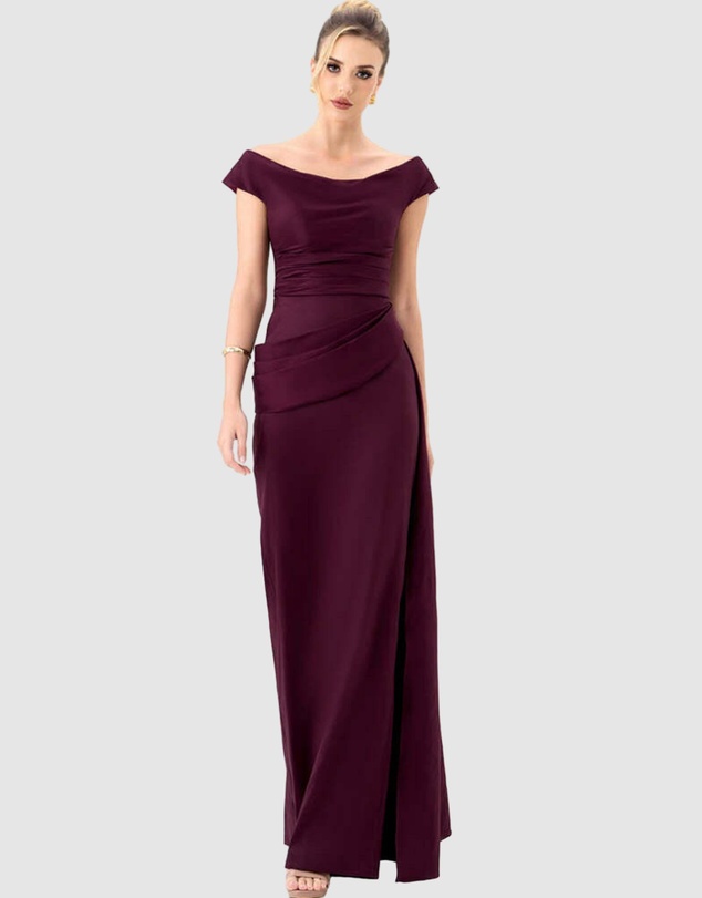 Bariano - Wallace Off Shoulder Gown