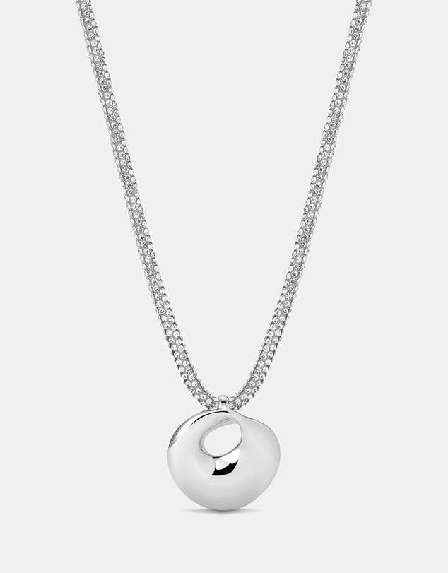 Luv Aj - Mercury Disc Sparkle Necklace