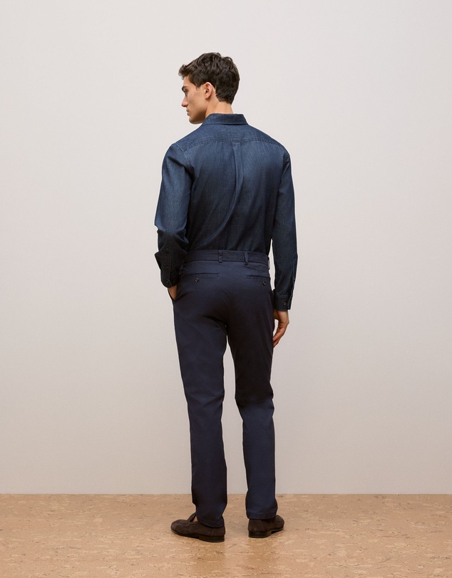 Trenery - Regular Fit Chino Pant in Navy