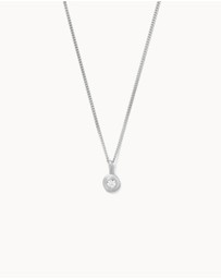 Kirstin Ash - Birthstone Necklace April White Topaz