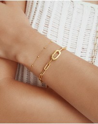 Ania Haie - Gold Linked Chunky Bracelet