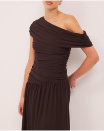 Calli - Aurelia Draped Jersey Maxi Dress