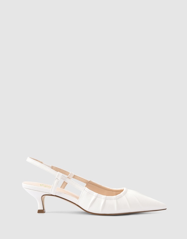 Verali - Lucius Slingback Kitten Heels