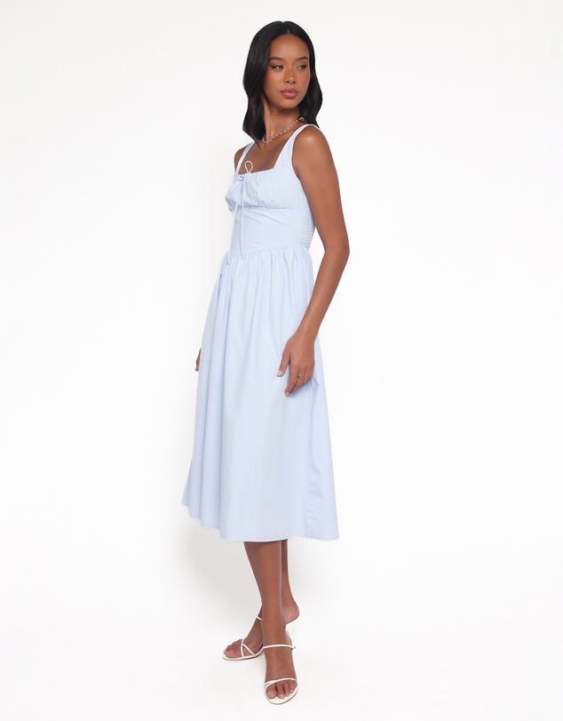 Petal & Pup - Kinslee Midi Dress - Blue