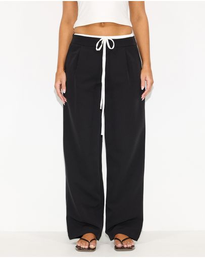 Black With White