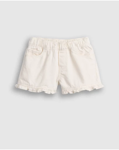 GAP - Ultrasoft Denim Stride Shorts - Babies-Kids