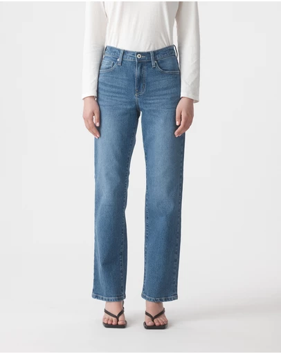 Outland Denim - Elise Mid Straight Jean 31