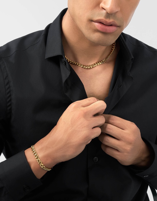 Philipp Plein - Plein Icon Chain Gold-Tone Necklace