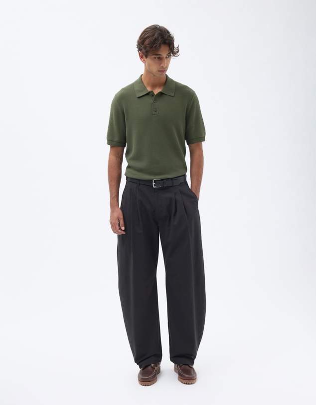 AERE - Organic Cotton Short Sleeve Polo