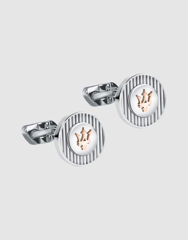 Maserati - Silver and Rose Gold Cufflinks