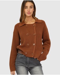 Belle & Bloom - Make It With You Buttoned Cardi Jacket