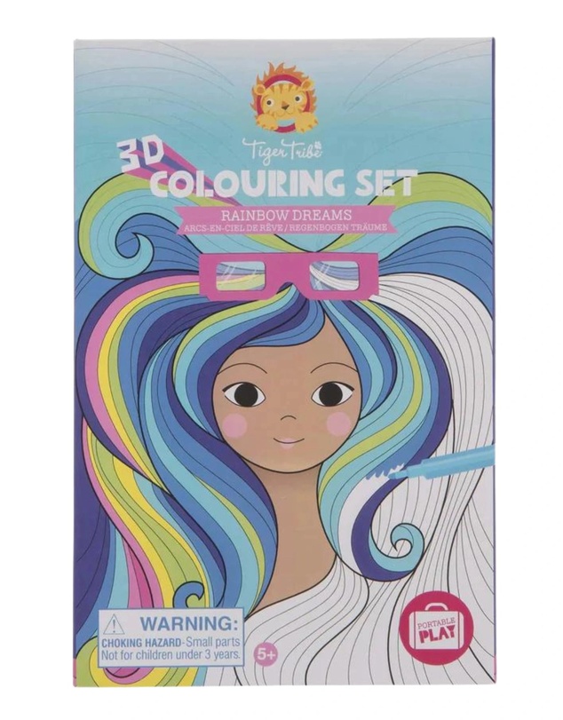 Tiger Tribe - 3D Colouring Set Rainbow Dreams