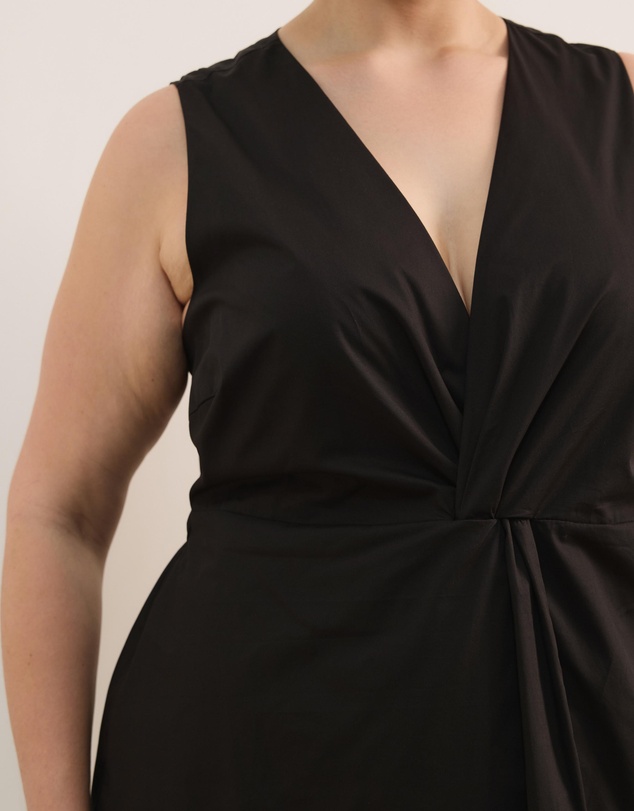 Atmos&Here Curvy - Ida Cotton Poplin Midi Dress