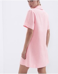 UNISON - Collared Linen Dress