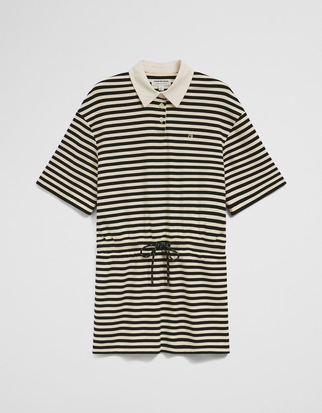 Country Road - Australian Cotton Stripe Jersey Dress