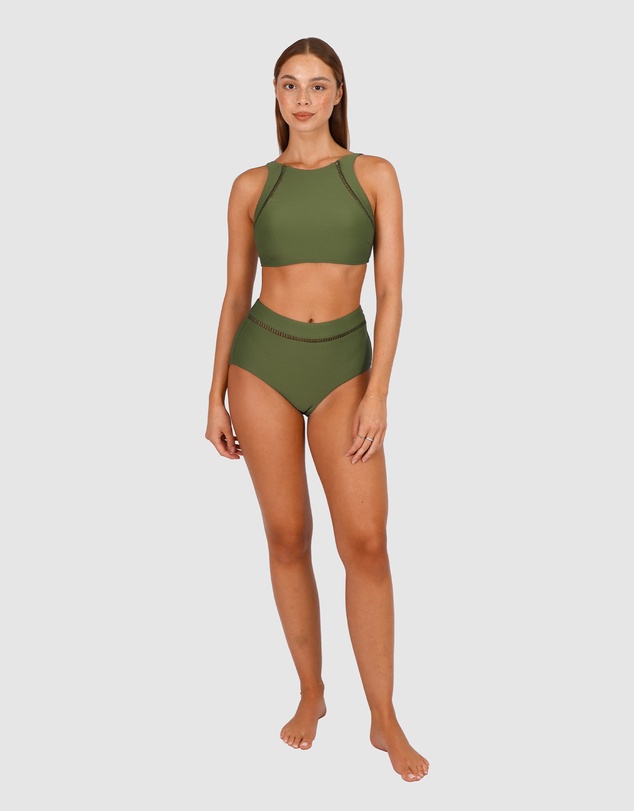 Baku Swimwear - Rococco Lace High Waist Bikini Bottom