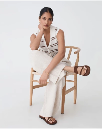 Forcast - Maya Suede Ring Sandals